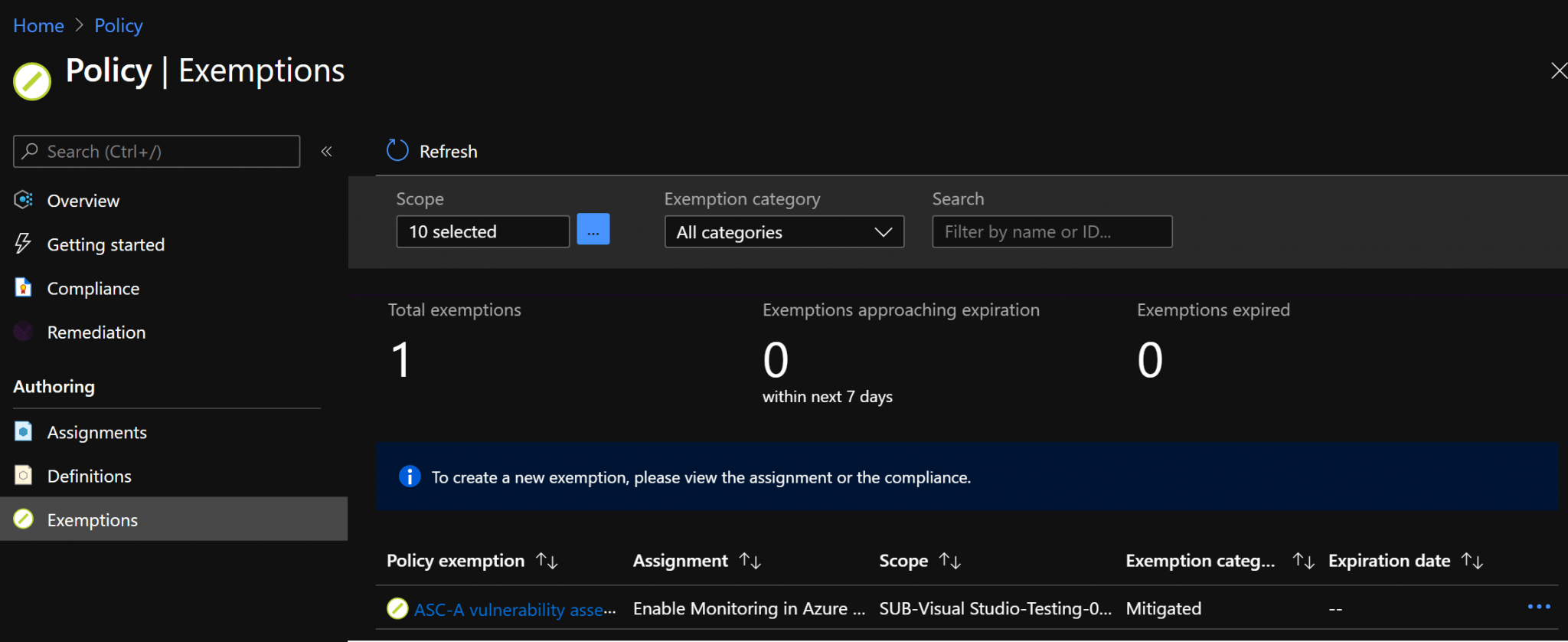 Exempt Azure Security Center Recommendations From Your Secure Score On